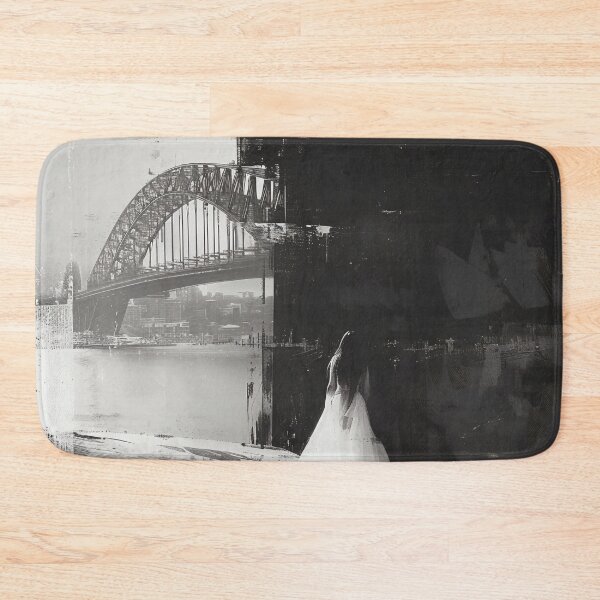 Item preview, Veiled Silhouettes: A Bridal Elegance Amidst Industrial Giants designed and sold by oanaunciuleanu.