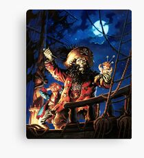 Monkey Island 2 LeChuck's Revenge (High Contrast) Canvas Print