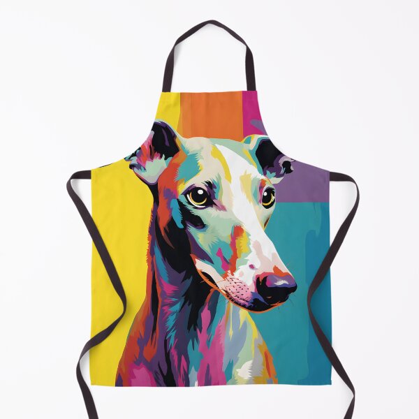 Item preview, greyhound dog portraits drawing. animal colorful. Animal throw pillow.  designed and sold by formform.