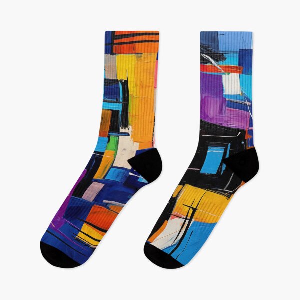 Item preview, The Fiesta Collection - Vibrant Modern Art Bold Abstract Eccentric geometric Design  designed and sold by NortonArt.