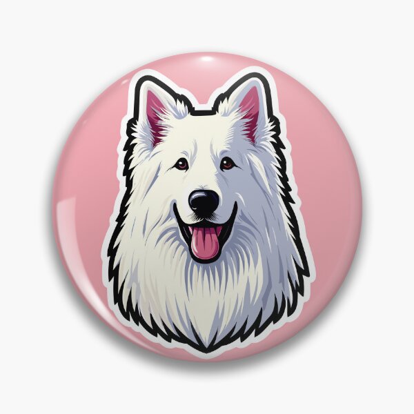 Item preview, White Swiss Shepherd Dog designed and sold by Elarex.