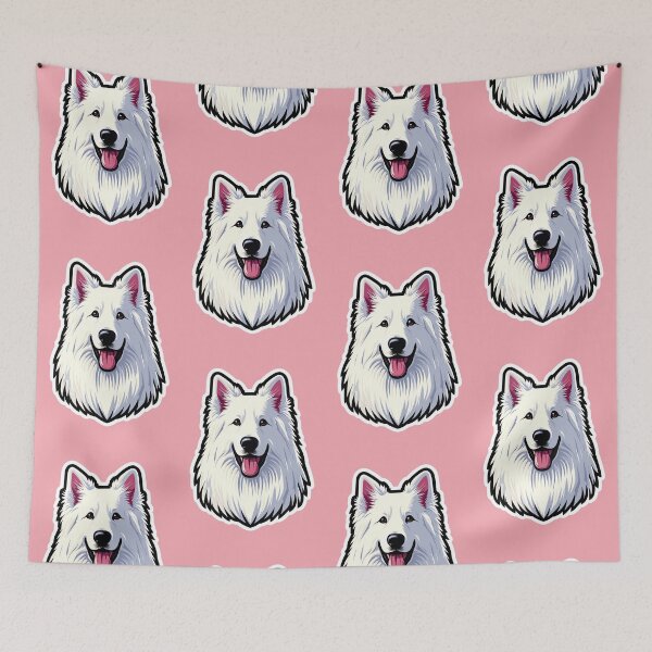 Item preview, White Swiss Shepherd Dog designed and sold by Elarex.
