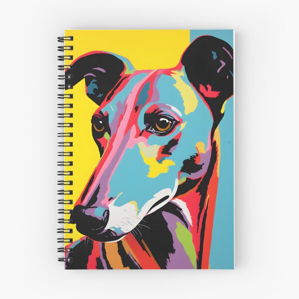 Item preview, greyhound dog portraits drawing. animal colorful. Animal throw pillow.  designed and sold by formform.