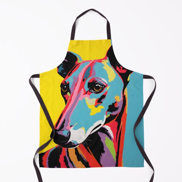 Item preview, greyhound dog portraits drawing. animal colorful. Animal throw pillow.  designed and sold by formform.