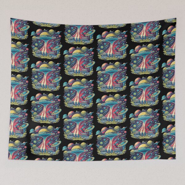 Item preview, 90's Alien City Retro Vector Design | Streetwear Collection designed and sold by WantStore.
