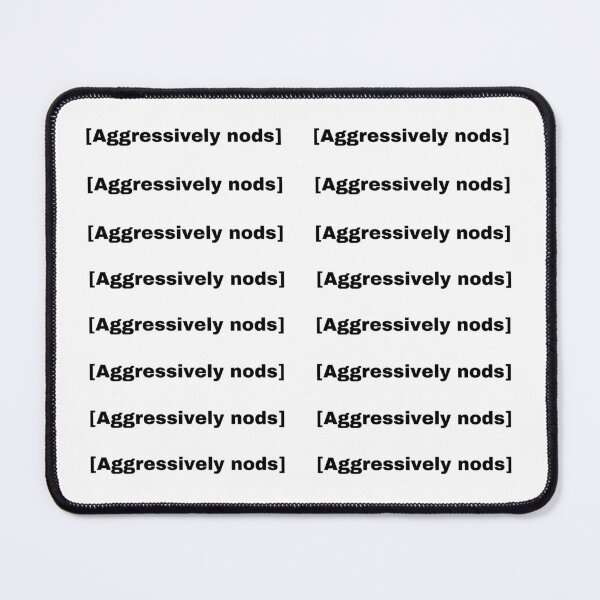 Item preview, [Aggressively Nods] |16 pcs sticker pack| designed and sold by SeaNympth.
