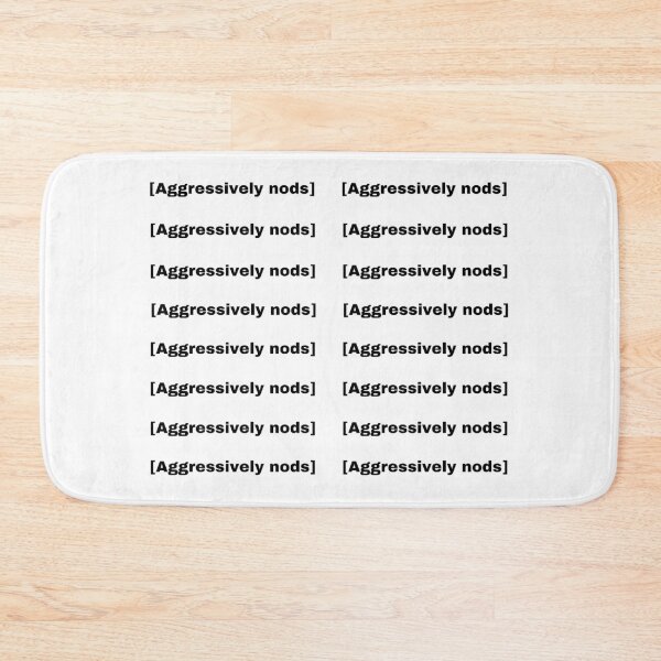 Item preview, [Aggressively Nods] |16 pcs sticker pack| designed and sold by SeaNympth.