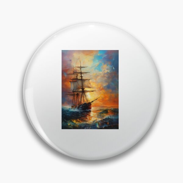 Item preview, Brave Ship in the Storm" T-Shirt Logo designed and sold by artistmagicshop.
