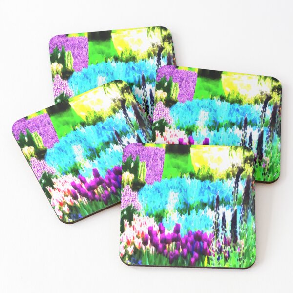 Item preview, Beautiful Flowered Landscape in Watercolor designed and sold by kristalcurt.