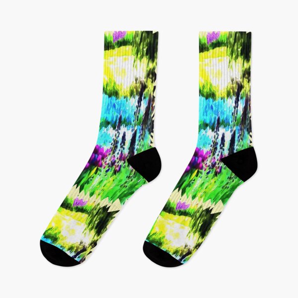 Item preview, Beautiful Flowered Landscape in Watercolor designed and sold by kristalcurt.