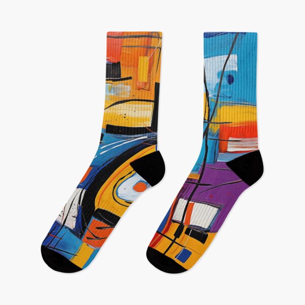 Item preview, The Fiesta Collection - Vibrant Modern Art Bold Abstract Eccentric geometric Design  designed and sold by NortonArt.