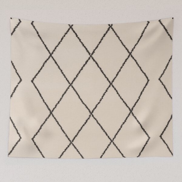 Item preview, Moroccan Berber Rug Design No.1 - Ivory White designed and sold by Zoltan Ratko.