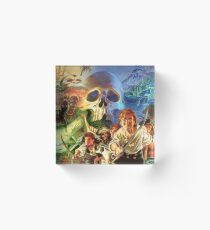 Das Geheimnis von Monkey Island 1 (Hoher Kontrast) Acrylblock