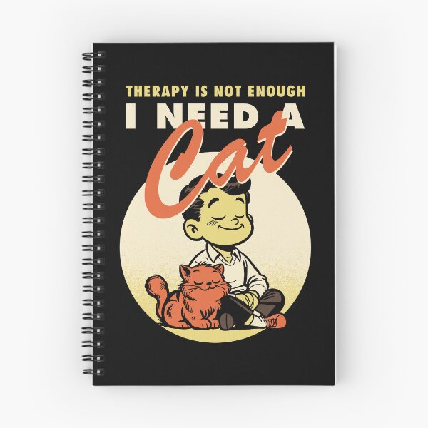 Item preview, Therapy is not enough, I need a cat designed and sold by Syahrasi.