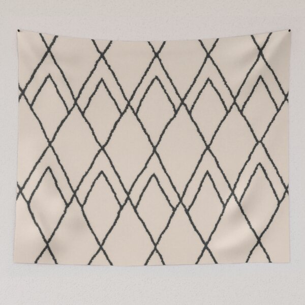 Item preview, Moroccan Berber Rug Design No.3 - Ivory White designed and sold by Zoltan Ratko.