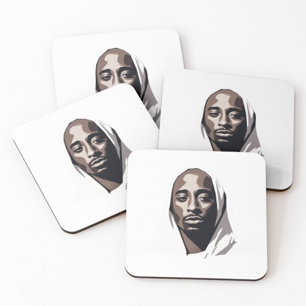 Item preview, Portrait minimalist design, tribute to Tupac Shakur, vintage 90s style hip hop shirt, notorious fan gift designed and sold by VivaVibeStyle.