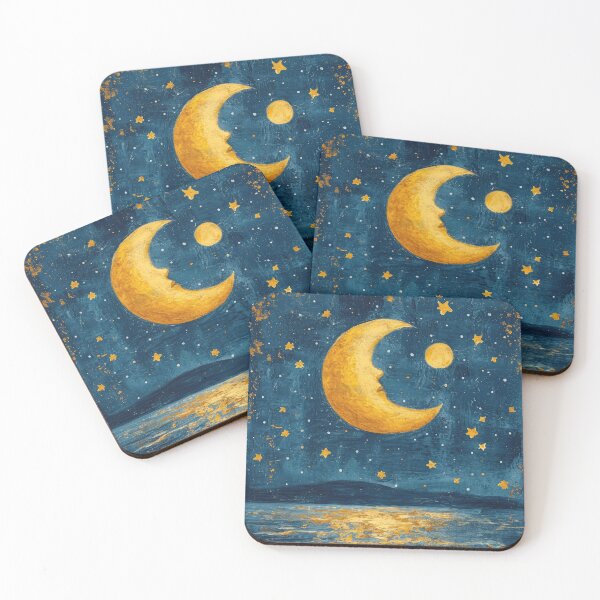 Item preview, Moon Sea Maritime Waves Ocean designed and sold by ArtHouseNiklas.