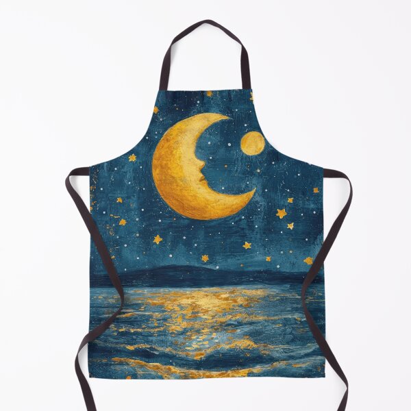 Item preview, Moon Sea Maritime Waves Ocean designed and sold by ArtHouseNiklas.