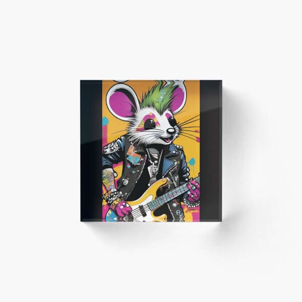 Item preview, Ratón punk Paul designed and sold by BubbleTextBox.