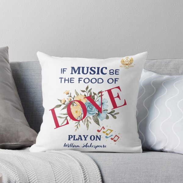 Item preview, Music and Love Quotation by Shakespeare designed and sold by MUSIC KING.