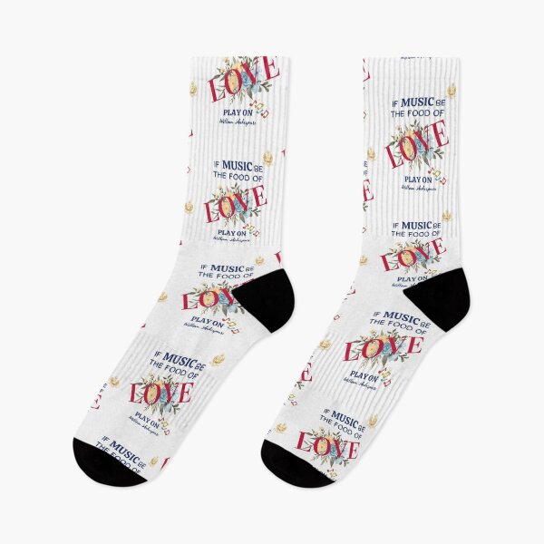 Item preview, Music and Love Quotation by Shakespeare designed and sold by MUSIC KING.