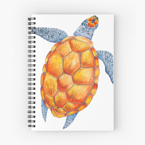 Item preview, sea turtle water color designed and sold by supervibesonly.
