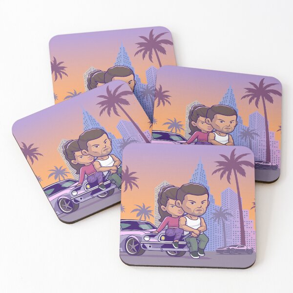 Item preview, City Cruise Romance: Cute Couple on a Sport Car" designed and sold by hjian8219.