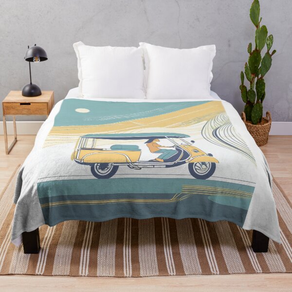 Item preview, Golden Hour Tuk Tuk Trip Art Print designed and sold by pod24.