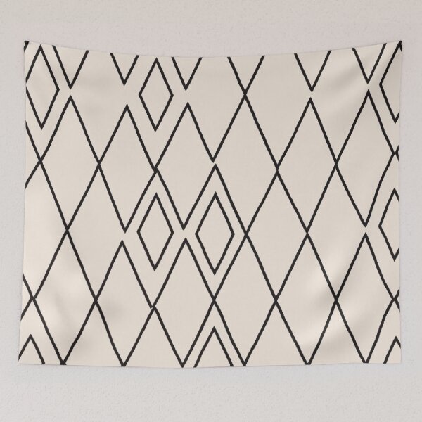 Item preview, Moroccan Berber Rug Design No.5 - Ivory White designed and sold by Zoltan Ratko.
