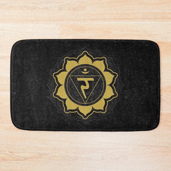 Item preview, Solar Plexus Chakra Mandala - Coal + Saffron designed and sold by Irene Estelle.