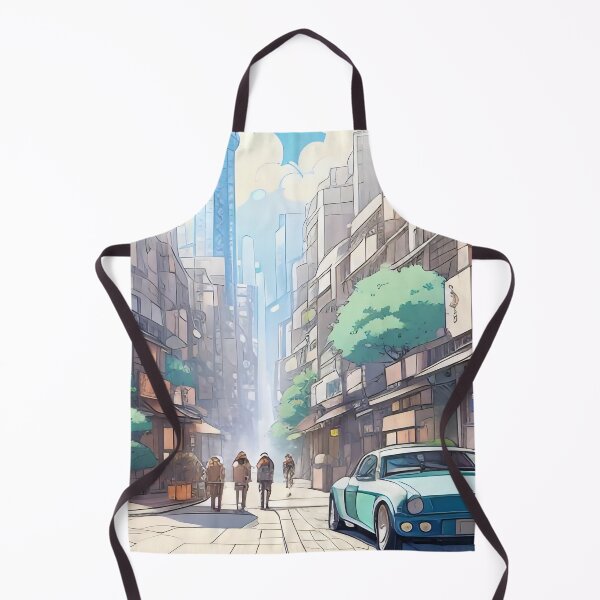 Item preview, Sunny Day in a Bustling Urban Landscape designed and sold by ArtComixHaven.