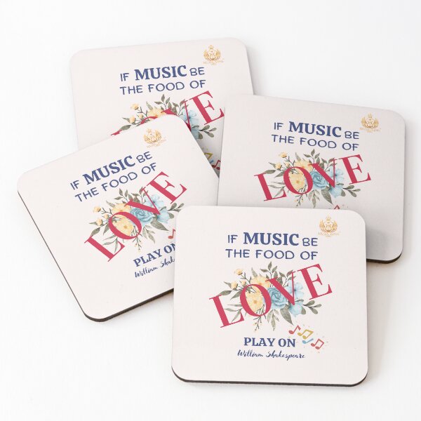 Item preview, Music and Love Quotation by Shakespeare designed and sold by MUSIC KING.