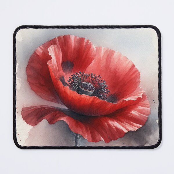 Item preview, Single poppy flower designed and sold by CardsStudio.