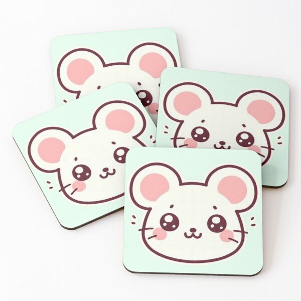 Item preview, Cute mouse face stamp designed and sold by Culmika.