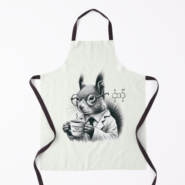 Item preview, "Formula for Success" - Scholarly Squirrel with Coffee designed and sold by RuyaFab.