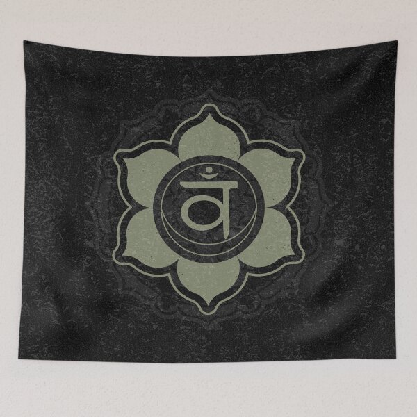 Item preview, Sacral Chakra Mandala - Coal + Sage designed and sold by Irene Estelle.