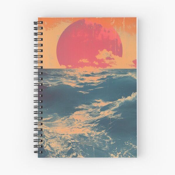 Item preview, Sea Moon Maritime Waves Ocean designed and sold by ArtHouseNiklas.