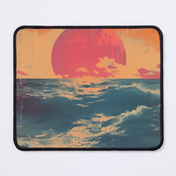 Item preview, Sea Moon Maritime Waves Ocean designed and sold by ArtHouseNiklas.