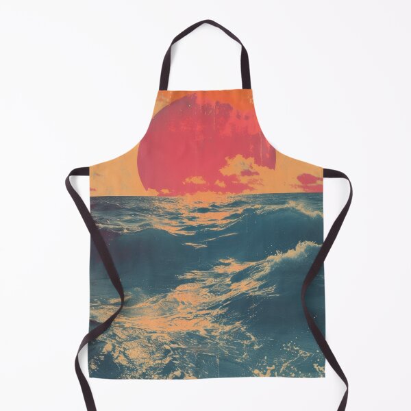 Item preview, Sea Moon Maritime Waves Ocean designed and sold by ArtHouseNiklas.