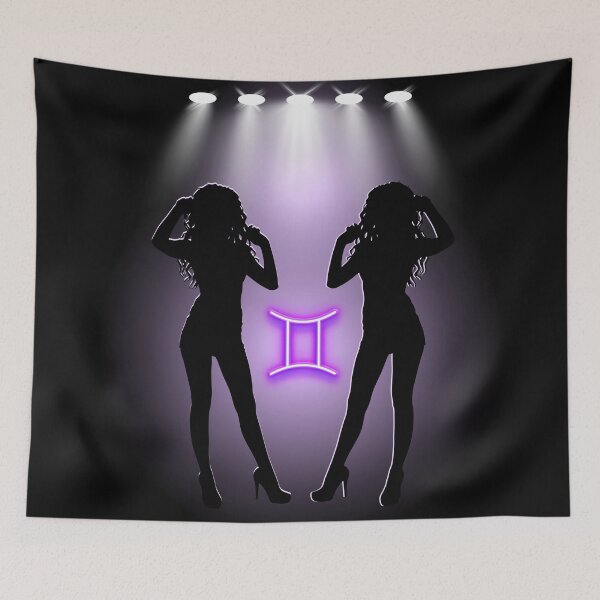 Item preview, Gemini Twin Girls Noir Style designed and sold by MysticZodiac.
