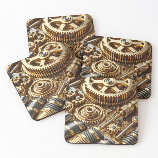 Item preview, Golden gear and machinery 02 designed and sold by I-HERE.