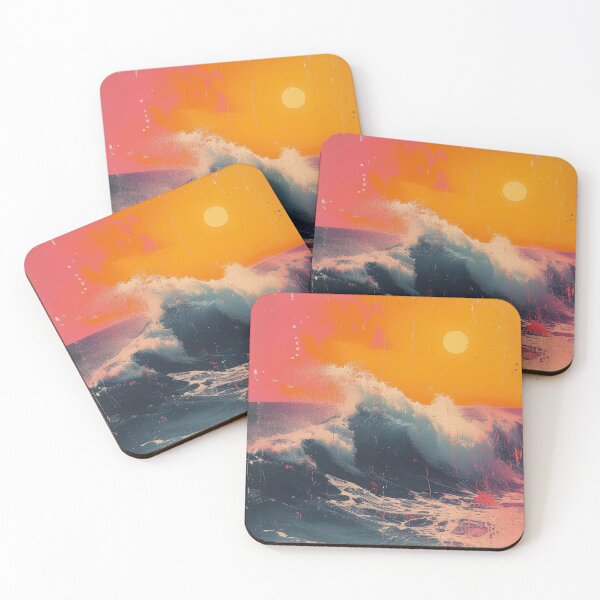 Item preview, Sea Maritime Waves Ocean Moon designed and sold by ArtHouseNiklas.