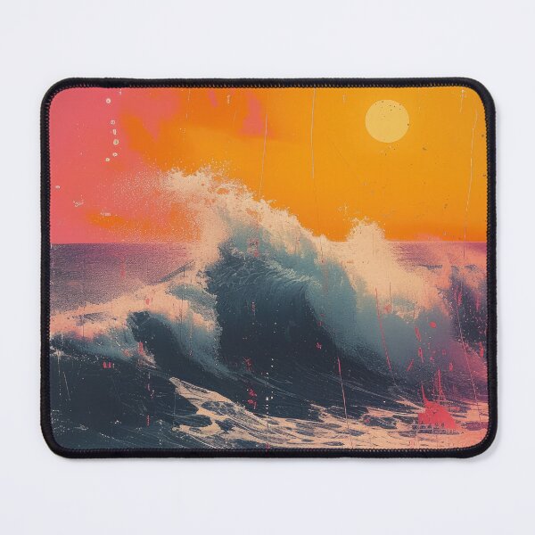 Item preview, Sea Maritime Waves Ocean Moon designed and sold by ArtHouseNiklas.