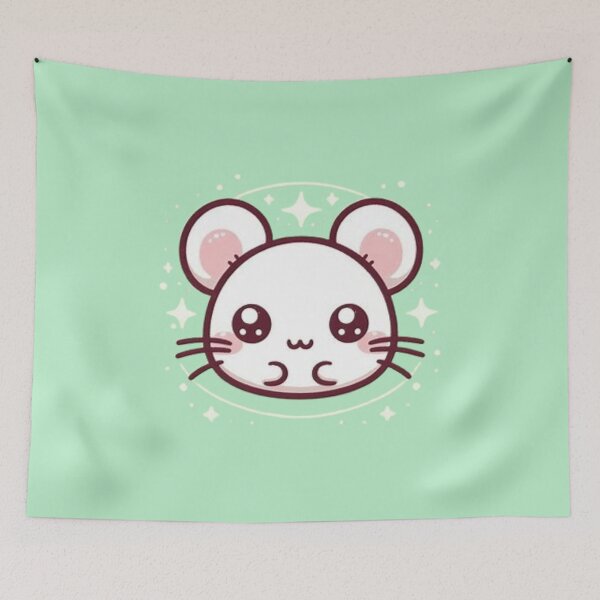 Item preview, Cute mouse face stamp designed and sold by Culmika.