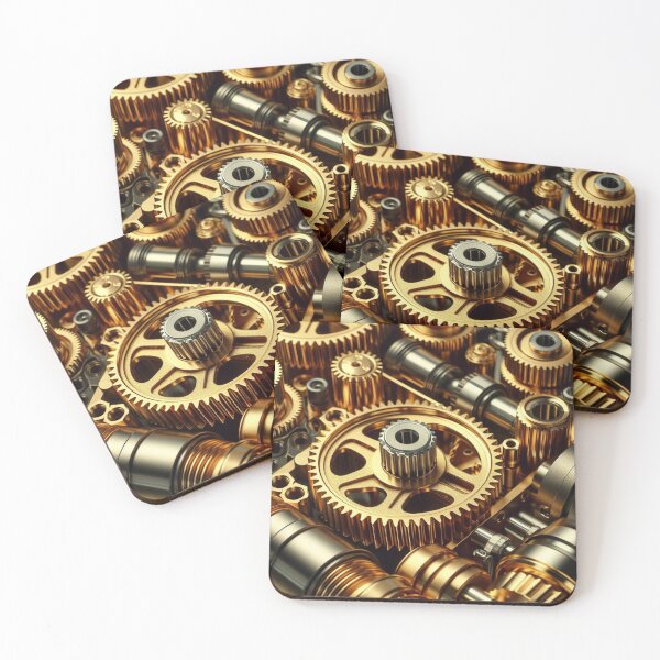 Item preview, Golden gear and machinery 03 designed and sold by I-HERE.