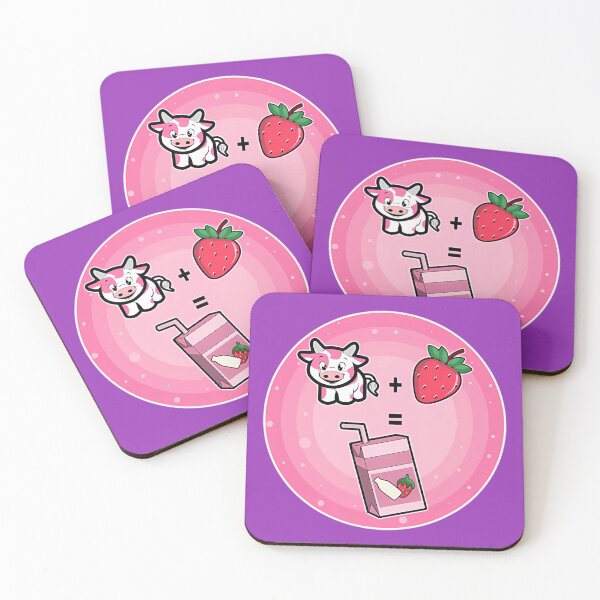 Item preview, Cow + Strawberry = STRAWBERRYMILK designed and sold by wesdesignshop.