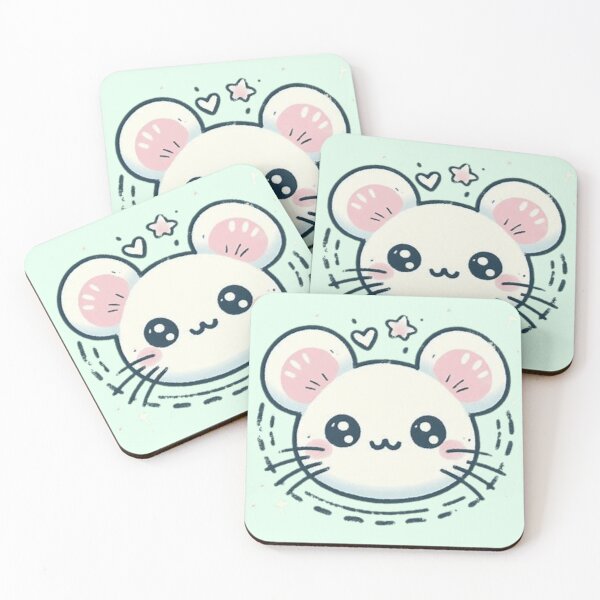 Item preview, Cute mouse face stamp designed and sold by Culmika.