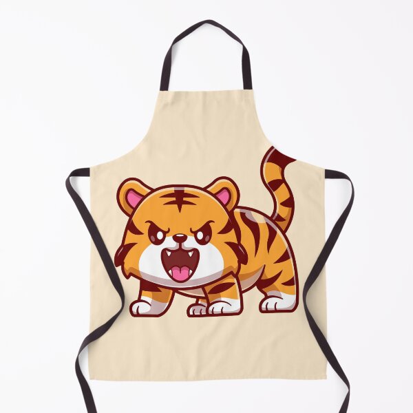 Item preview, Tiny Roar: Cute Baby Tiger Cartoon Vector designed and sold by hjian8219.