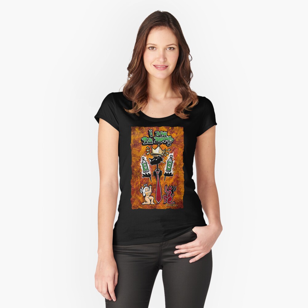 Item preview, Fitted Scoop T-Shirt designed and sold by gWebberArts.