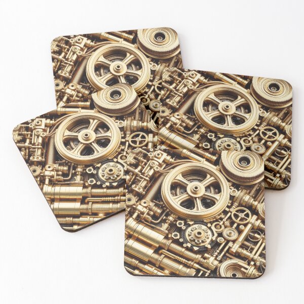Item preview, Golden gear and machinery 05 designed and sold by I-HERE.